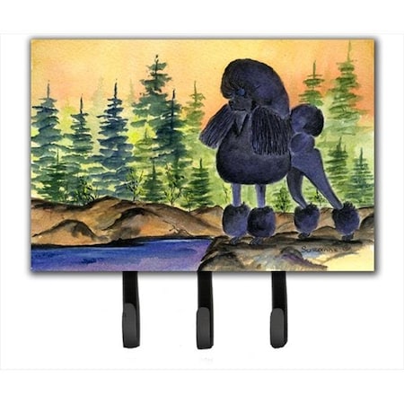 Carolines Treasures Carolines Treasures SS8196TH68 Poodle Leash Holder or Key Hook SS8196TH68